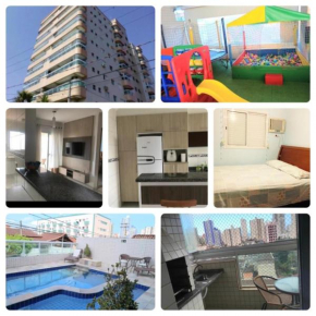 Apto com Churrasqueira Piscina